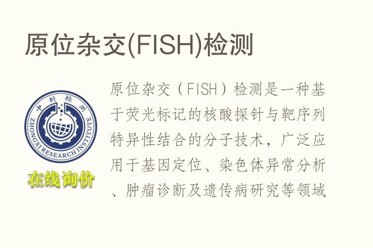 原位杂交(FISH)<font color='red'>检测</font>