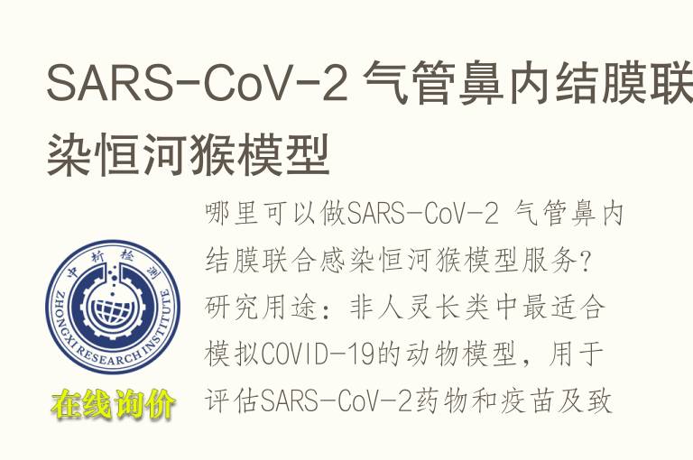 SARS-CoV-2 气管鼻内结膜联合感染恒河猴<font color='red'>模型</font>